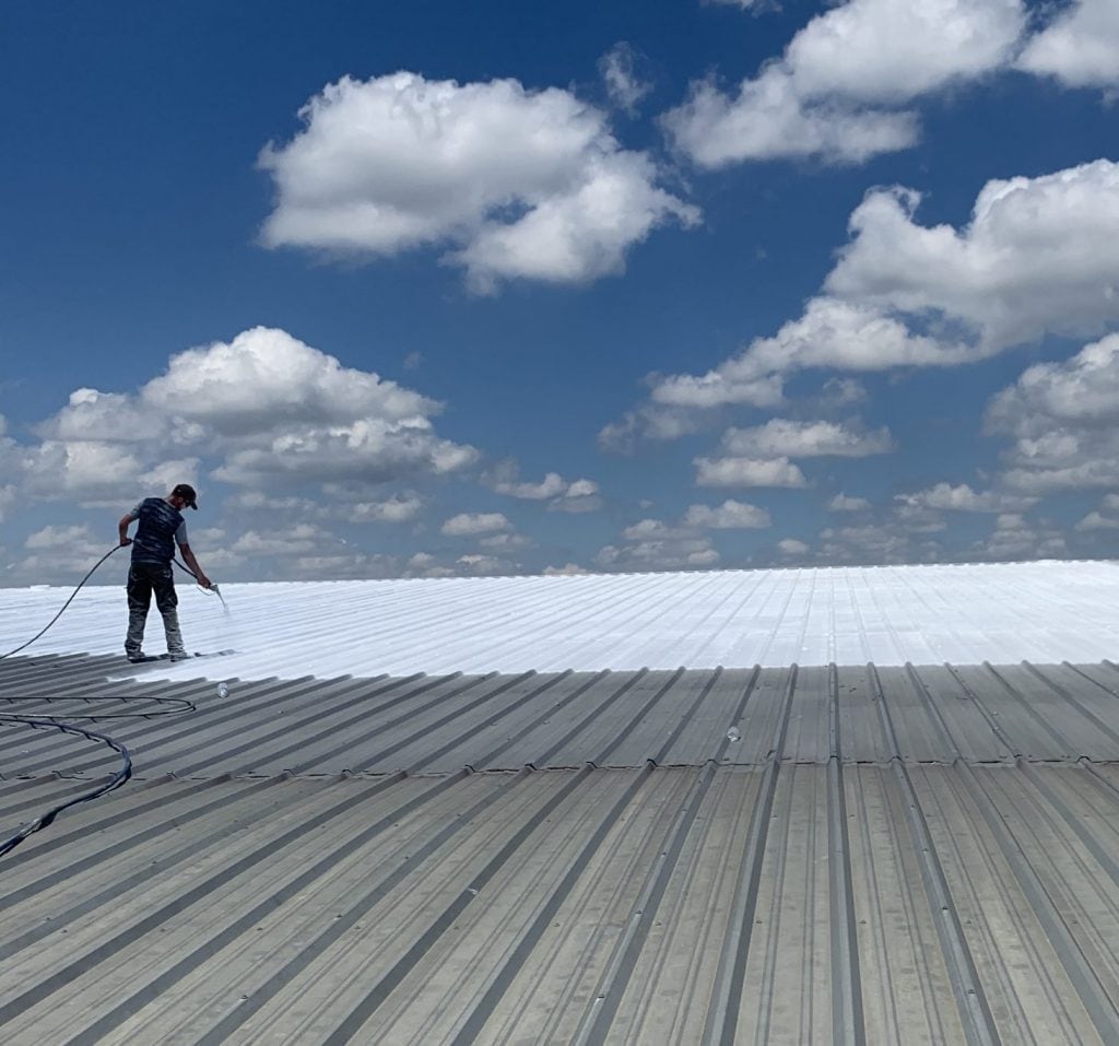 AMES Maximum Stretch 5-gallon White Elastomeric Reflective Roof Coating