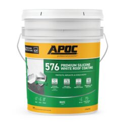 APOC 576 4.75-gallon White Silicone Reflective Roof Coating