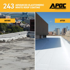 APOC 243 4.75-gallon White Elastomeric Reflective Roof Coating