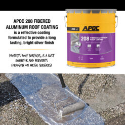 APOC 208 4.75-gallon Silver Aluminum Reflective Roof Coating