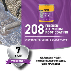 APOC 208 4.75-gallon Silver Aluminum Reflective Roof Coating