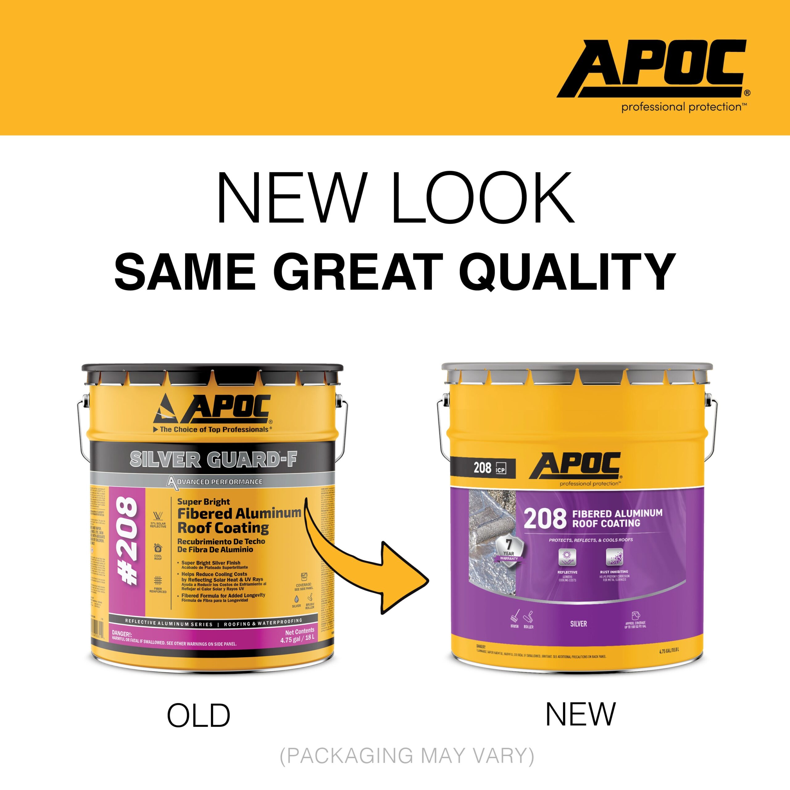 APOC 208 4.75-gallon Silver Aluminum Reflective Roof Coating