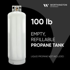 Worthington Pro Grade 100 lb Steel Empty Propane tank