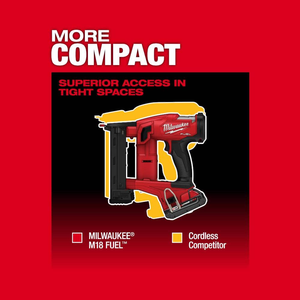 Milwaukee M18 FUEL 18-Volt Lithium-Ion Brushless Cordless 18-Gauge 1/4 in. Narrow Crown Stapler (Tool-Only) 2749-20