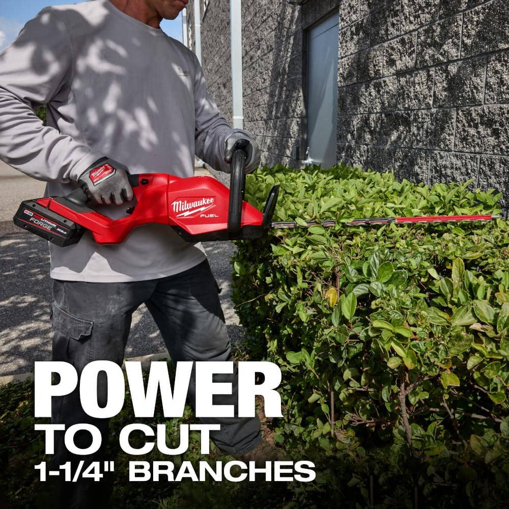 Milwaukee M18 FUEL 18V 30 in. Brushless Cordless Battery Powered Hedge Trimmer (Tool-Only) 3034-20
