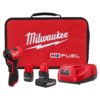 Milwaukee M12 FUEL 12V Lithium-Ion Brushless Cordless 1/4 in. Right Angle Die Grinder Kit w/ 5.0 Ah & 2.5 Ah Batteries 3485-22