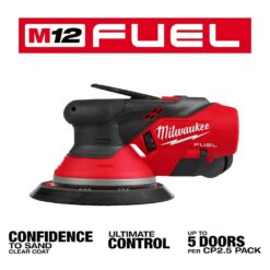 Milwaukee M12 FUEL 12V Lithium-Ion Brushless Cordless 6 in. Random Orbital Sander 3/32 in. (Tool-Only) 2584-20