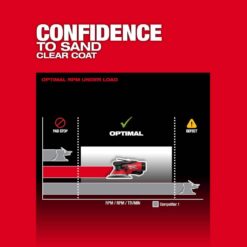 Milwaukee M12 FUEL 12V Lithium-Ion Brushless Cordless 6 in. Random Orbital Sander 3/32 in. (Tool-Only) 2584-20