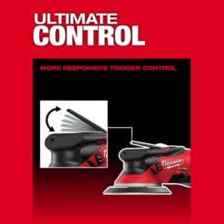 Milwaukee M12 FUEL 12V Lithium-Ion Brushless Cordless 6 in. Random Orbital Sander 3/32 in. (Tool-Only) 2584-20