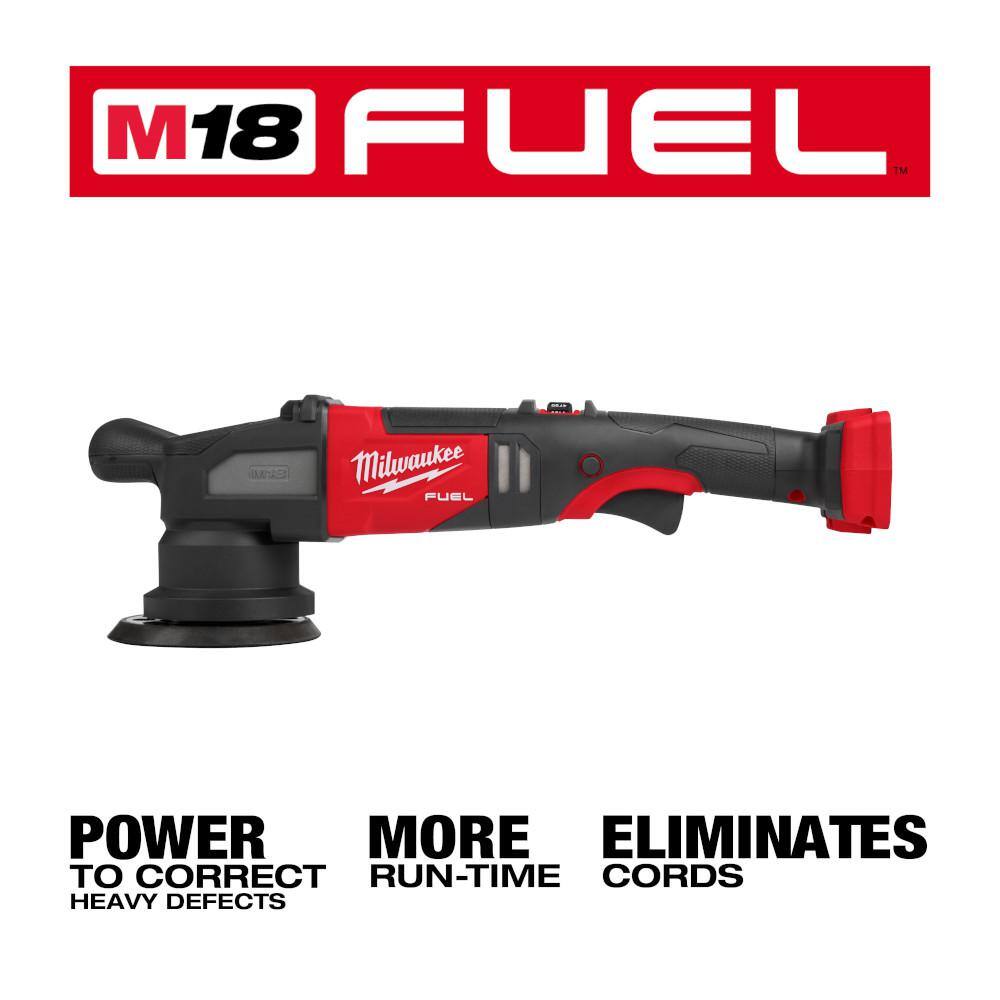 Milwaukee M18 FUEL18V Lithium-Ion Brushless Cordless 15MM DA Polisher (Tool-Only) 2684-20