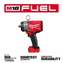 Milwaukee M18 FUEL 18V Lithium-Ion Brushless Cordless High Torque 1/2 in. Impact Wrench w/ Pin Detent (Tool-Only) 2966-20