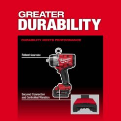 Milwaukee M18 FUEL 18V Lithium-Ion Brushless Cordless High Torque 1/2 in. Impact Wrench w/ Pin Detent (Tool-Only) 2966-20