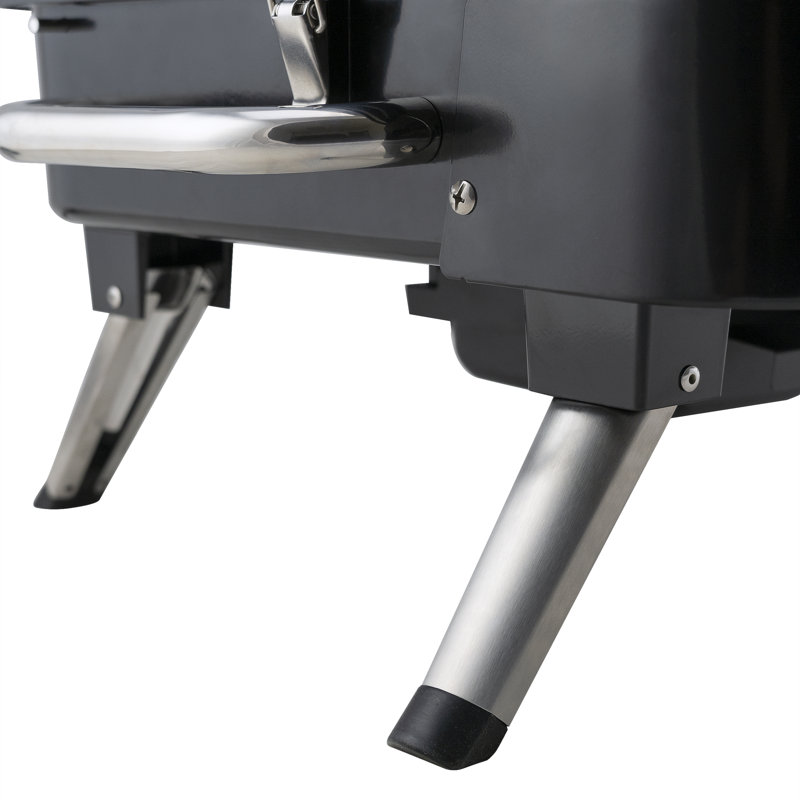 Kenmore 2-Burner Portable Tabletop Retro Gas Grill, Black