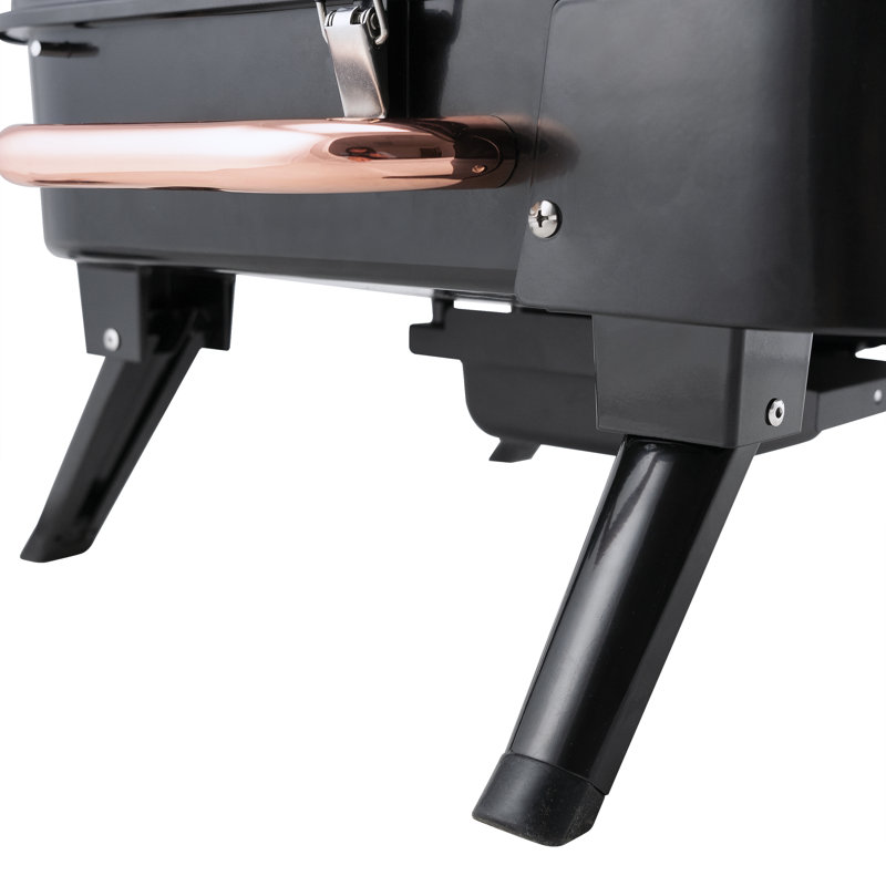 Kenmore 2-Burner Portable Tabletop Retro Gas Grill, Black/Copper
