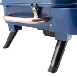 Kenmore 2-Burner Portable Tabletop Retro Gas Grill, Navy/Copper