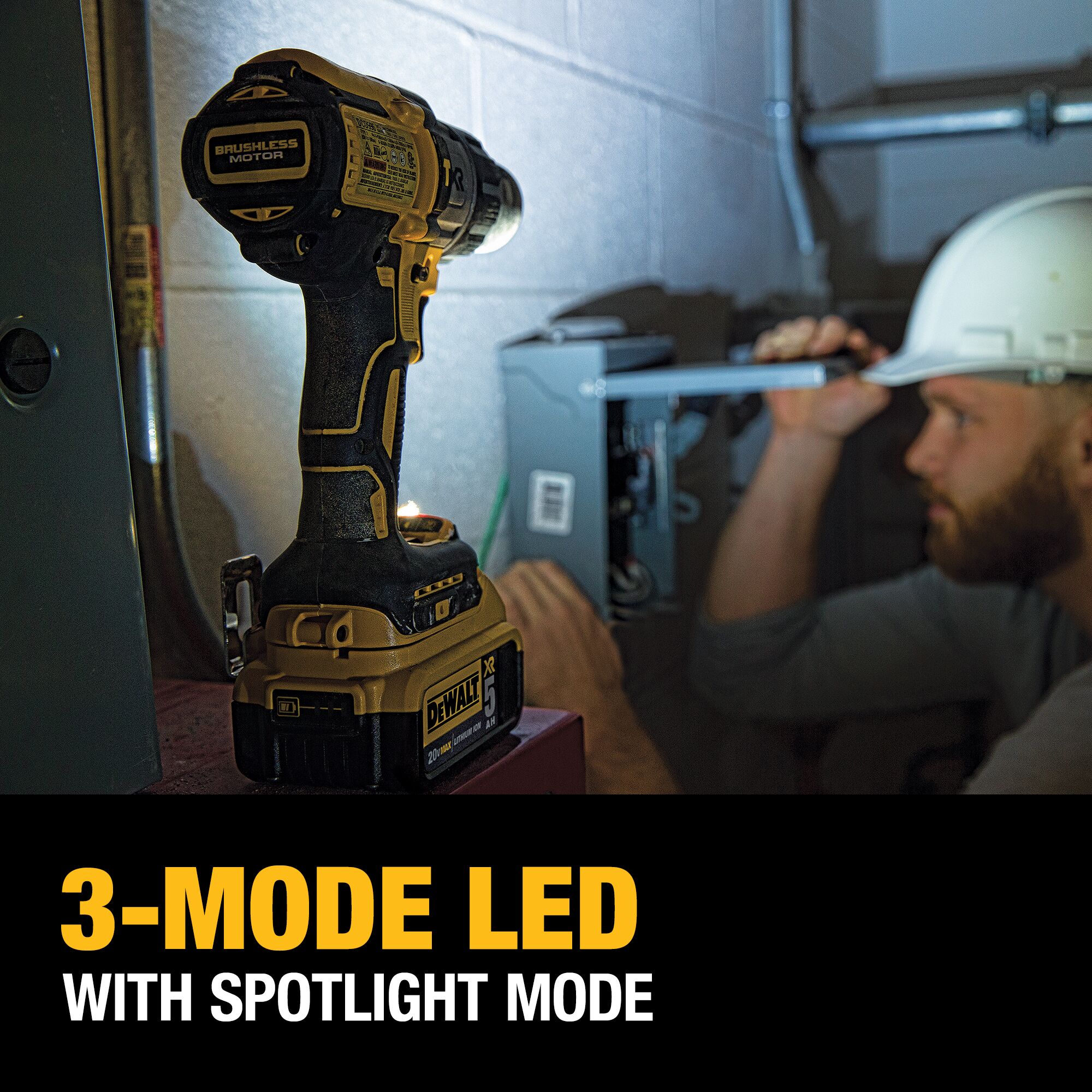 DEWALT XR 1/2-in 20-volt max Variable Speed Brushless Cordless Hammer Drill 2 -Batteries