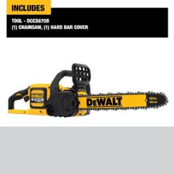 DEWALT FLEXVOLT 60V MAX 16in. Brushless Cordless Battery Powered Chainsaw (Tool Only) DCCS670B