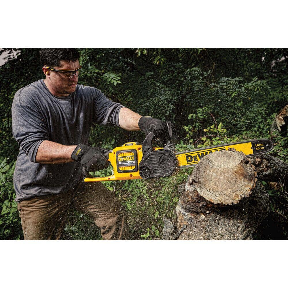DEWALT FLEXVOLT 60V MAX 16in. Brushless Cordless Battery Powered Chainsaw (Tool Only) DCCS670B