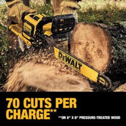 DEWALT FLEXVOLT 60V MAX 16in. Brushless Cordless Battery Powered Chainsaw (Tool Only) DCCS670B