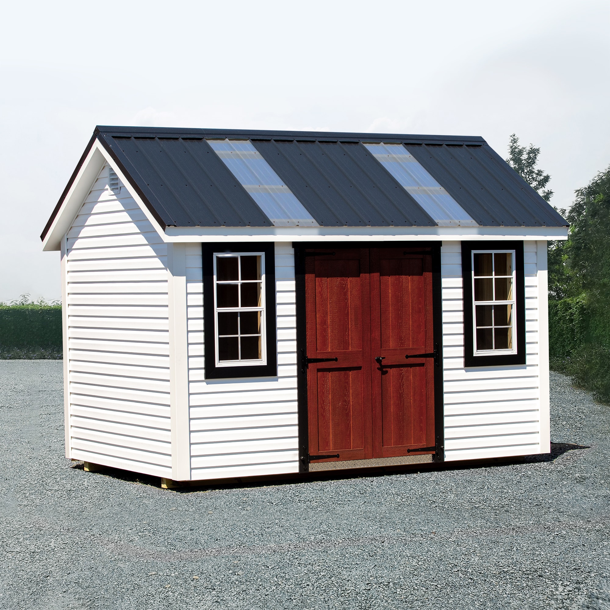 SUNSKY 3-Feet x 6-Feet Corrugated Clear Polycarbonate plastic Roof Panel 5 -Pack