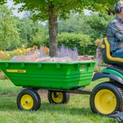 John Deere 17-cu ft 800-lb Capacity Steel Dump Cart