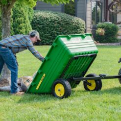 John Deere 17-cu ft 800-lb Capacity Steel Dump Cart