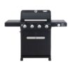 Monument Mesa 425 Black 4 -Burner Liquid Propane Gas Grill 1 -Side Burner