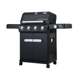 Monument Mesa 425 Black 4 -Burner Liquid Propane Gas Grill 1 -Side Burner