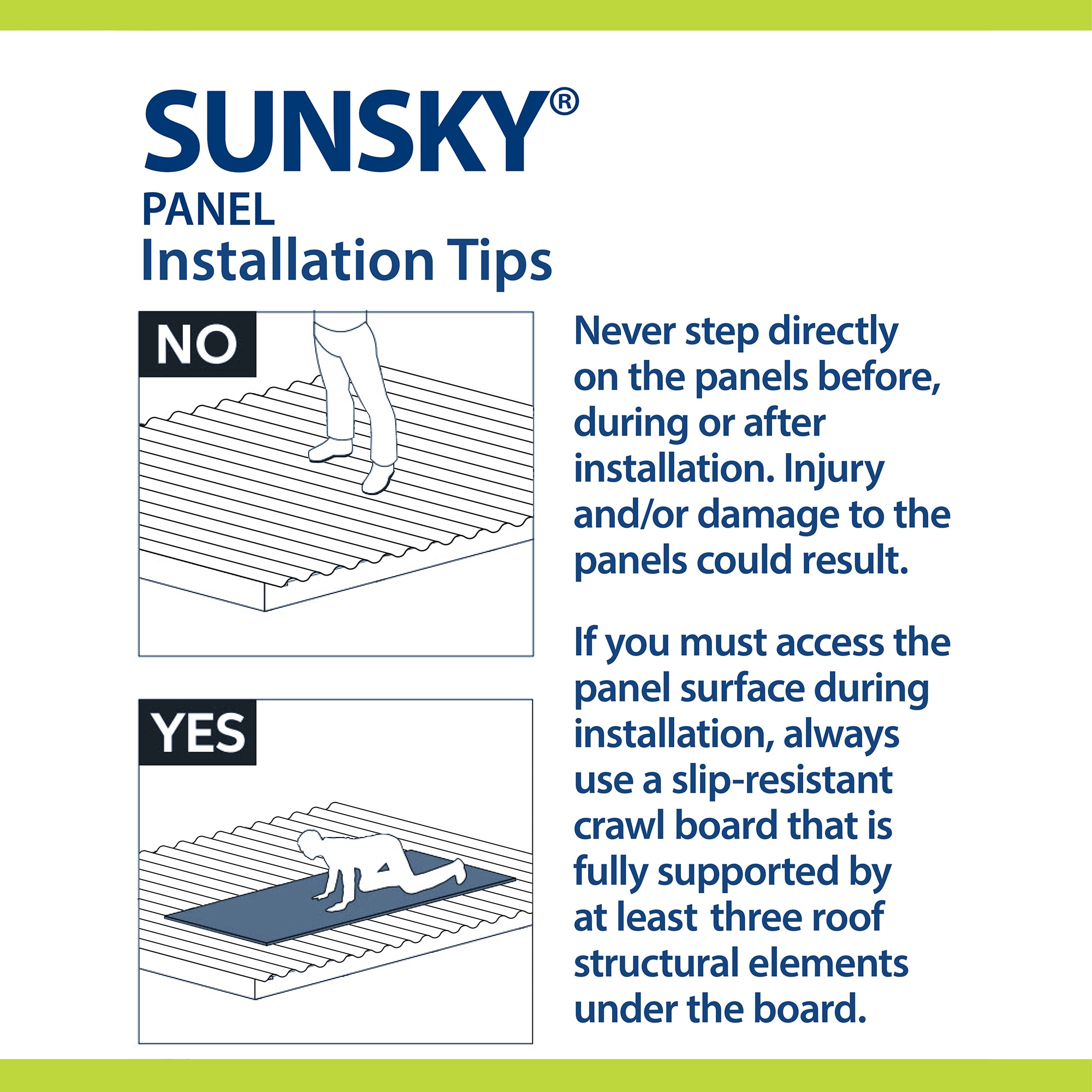 SUNSKY 3-Feet x 6-Feet Corrugated White Polycarbonate plastic Roof Panel 5 -Pack