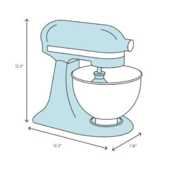 KitchenAid Artisan Mini 3.5 Quart Tilt-Head Stand Mixer, Imperial Black
