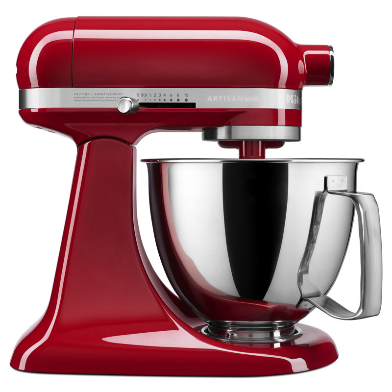 KitchenAid Artisan Mini 3.5 Quart Tilt-Head Stand Mixer, Empire Red