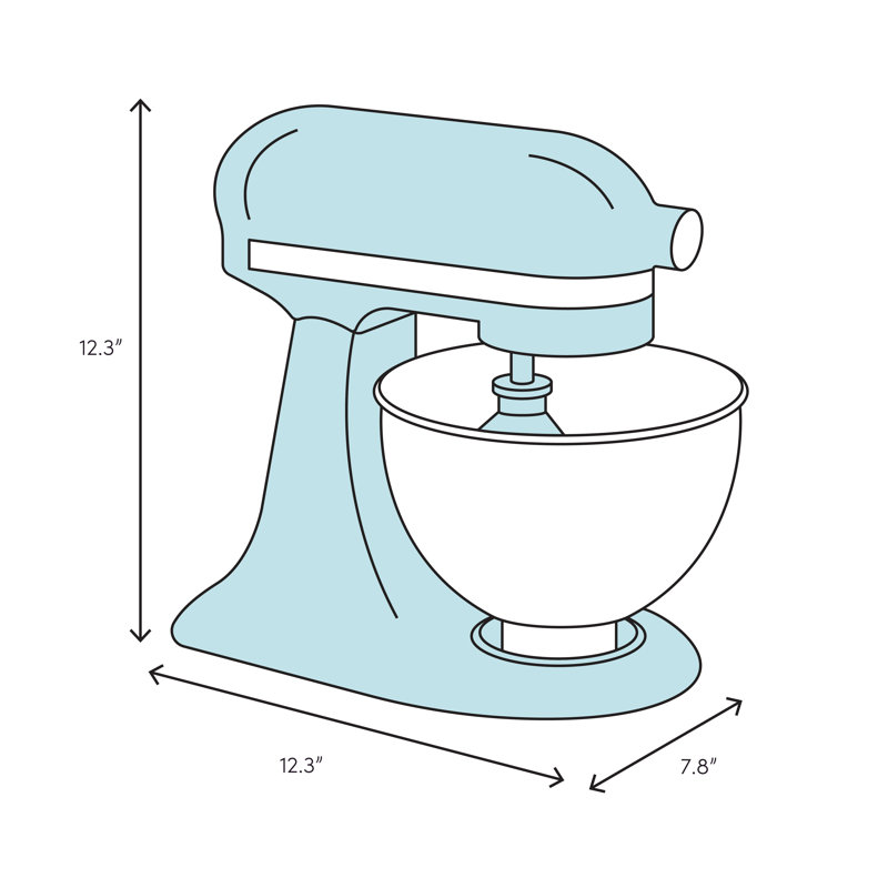 KitchenAid Artisan Mini 3.5 Quart Tilt-Head Stand Mixer, Candy Apple