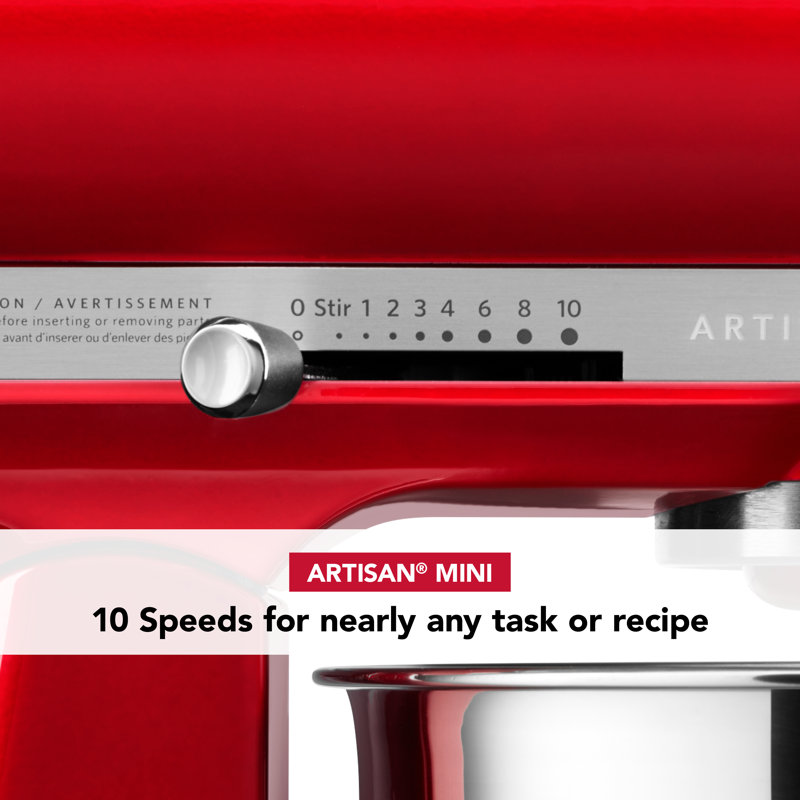 KitchenAid Artisan Mini 3.5 Quart Tilt-Head Stand Mixer, Candy Apple
