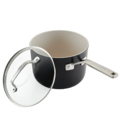 KitchenAid Hard Anodized Ceramic Nonstick Cookware Pots and Pans Set, 10 Piece, Black
