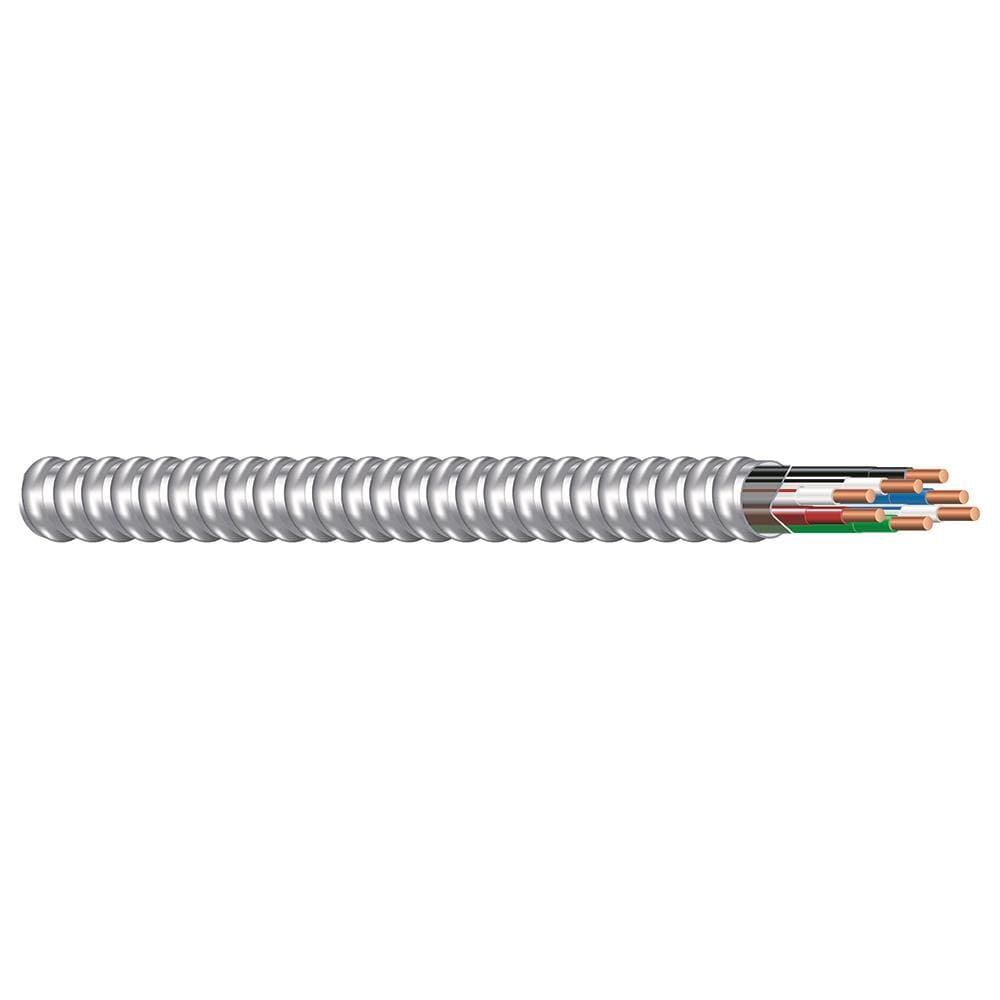 Southwire MC Neutral Per Phase 250-Feet 12 / 3 Solid Aluminum MC (Metal Clad) Cable