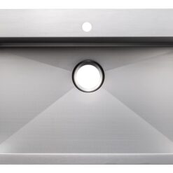 allen + roth Alden Dual-mount 33-in x 22-in Stainless steel Single bowl 1-Hole 18 -Gauge Kitchen Sink All-in-One Kit