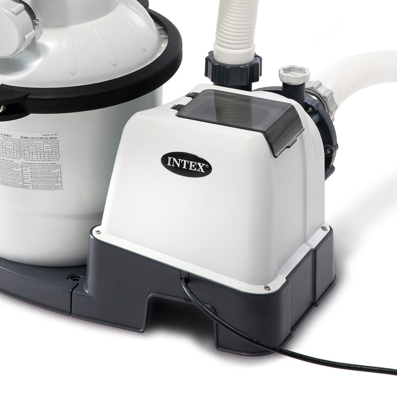 Intex Krystal Clear 1500 GPH Sand Filter Pump for Above Ground Swimming Pools