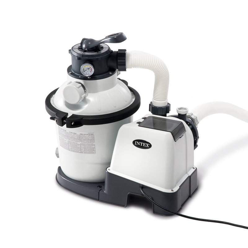 Intex Krystal Clear 1500 GPH Sand Filter Pump for Above Ground Swimming Pools