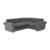 Intex 101" Wide Right Hand Facing Corner Inflatable Sectional Sofa, Gray