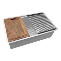 Ruvati Veniso Undermount 33-Inches x 19-Inches Stainless steel Single bowl 16 -Gauge Kitchen Sink