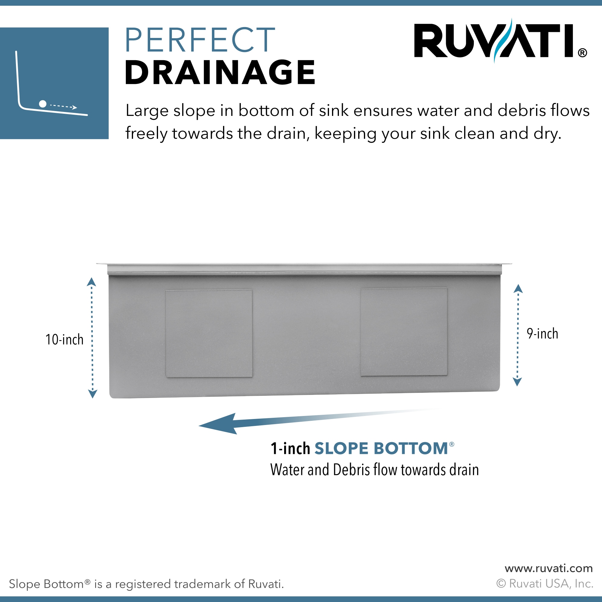 Ruvati Veniso Undermount 33-Inches x 19-Inches Stainless steel Single bowl 16 -Gauge Kitchen Sink