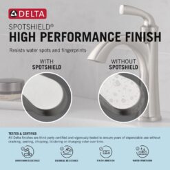Delta Modern SpotShield Stainless 2-handle Single function 10-Inches Round Shower Faucet