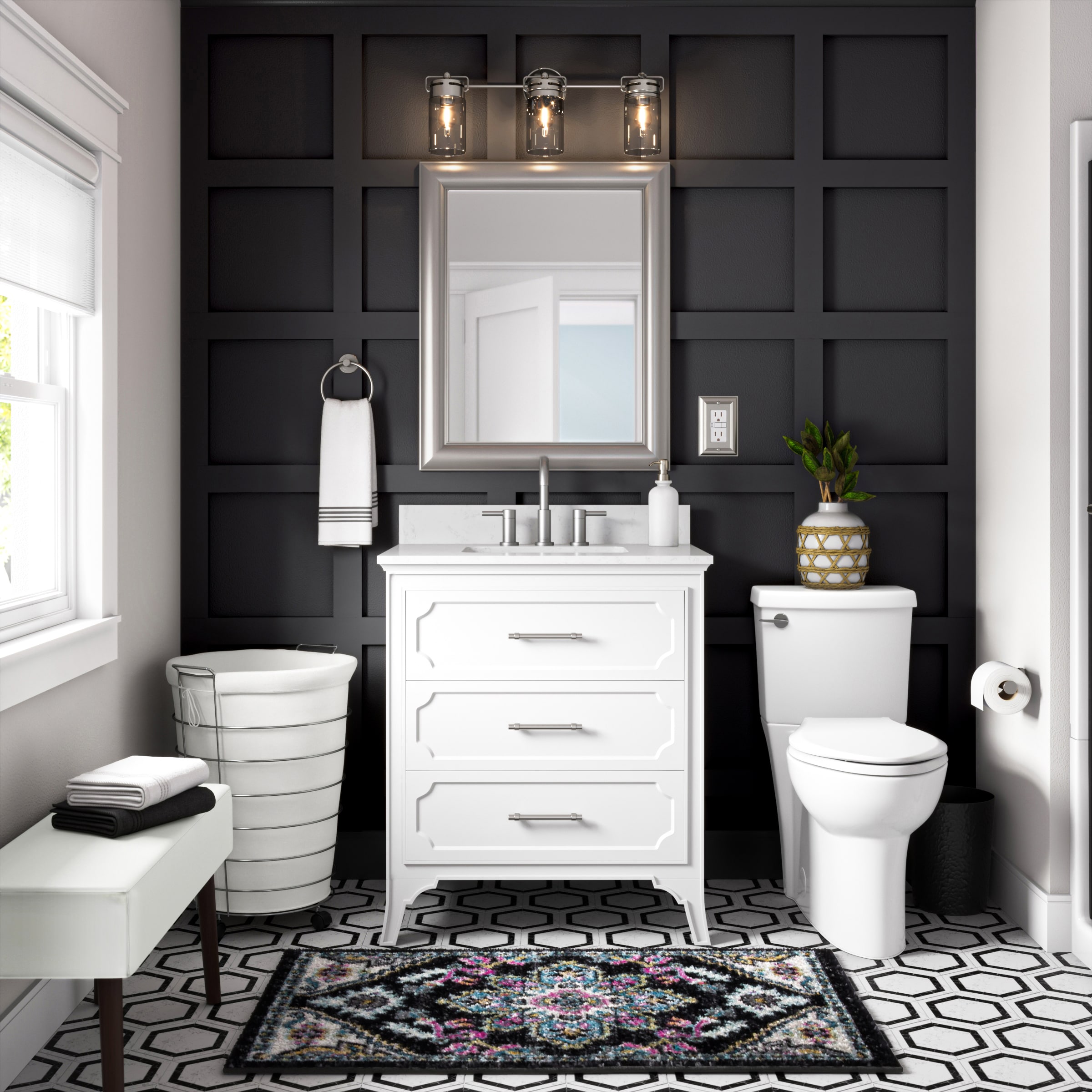 American Standard Clean White Elongated Chair height Soft Close 2-piece Toilet 12-in Rough-In WaterSense 1.28 GPF