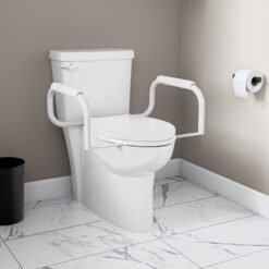 American Standard Clean White Elongated Chair height Soft Close 2-piece Toilet 12-in Rough-In WaterSense 1.28 GPF