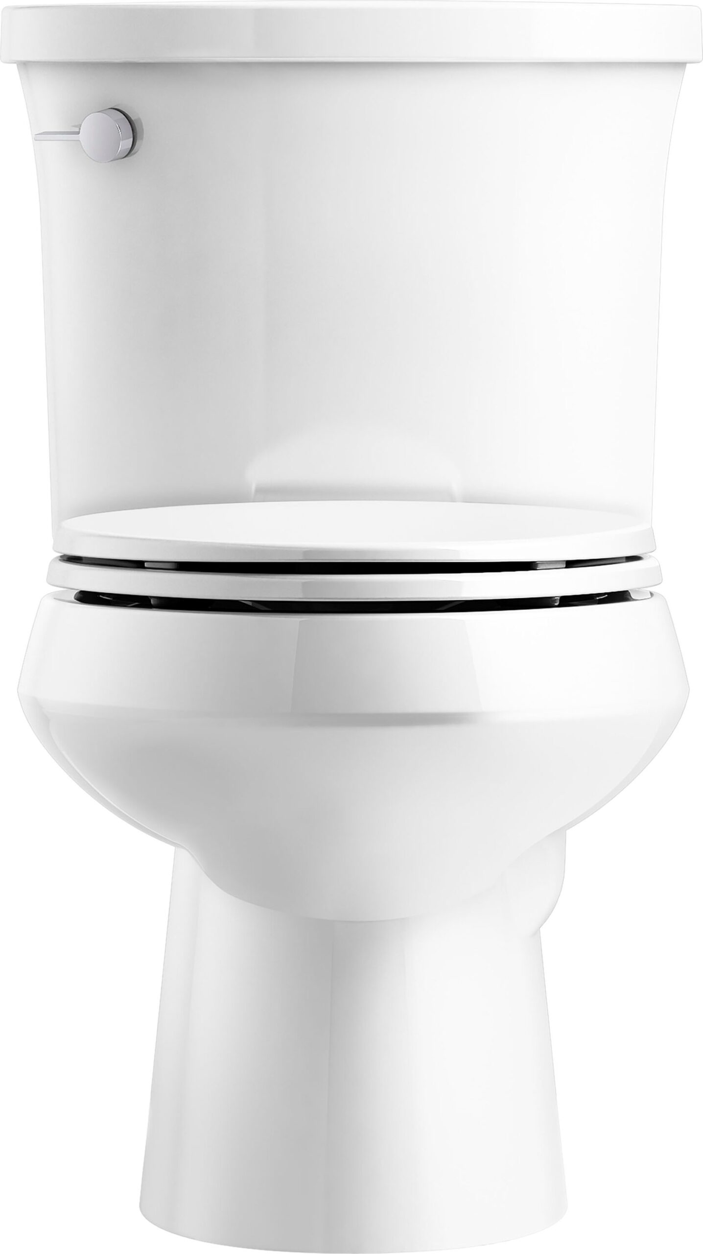 KOHLER Leeward The Complete Solution White Elongated Standard height Soft Close 2-piece Toilet 12-in Rough-In WaterSense 1.28 GPF