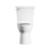 American Standard Champion White Elongated Chair height Soft Close 2-piece Toilet 12-in Rough-In WaterSense 1.28 GPF