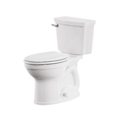 American Standard Champion White Elongated Chair height Soft Close 2-piece Toilet 12-in Rough-In WaterSense 1.28 GPF