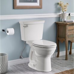 American Standard Champion White Elongated Chair height Soft Close 2-piece Toilet 12-in Rough-In WaterSense 1.28 GPF