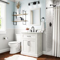 American Standard Esteem VorMax White Elongated Chair height Soft Close 2-piece Toilet 12-in Rough-In WaterSense 1.28 GPF