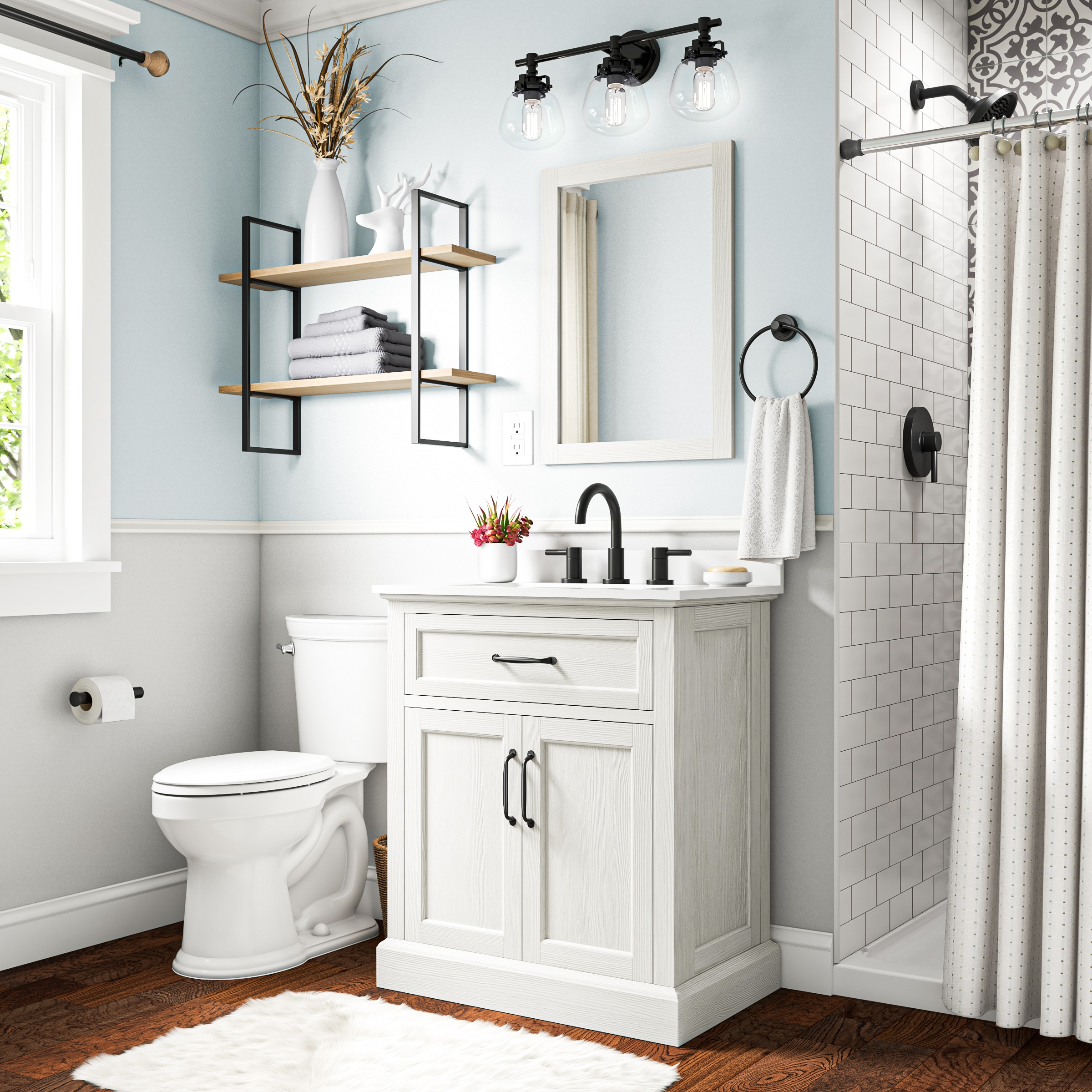 American Standard Esteem VorMax White Elongated Chair height Soft Close 2-piece Toilet 12-in Rough-In WaterSense 1.28 GPF